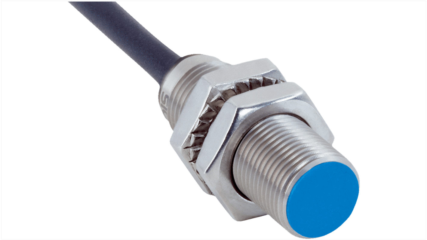 Sensore di prossimità induttivo cilindrico Sick IMB12-04BPOVU2K, PNP, 4 mm, IP67, acciaio inox, cavo 2 m.