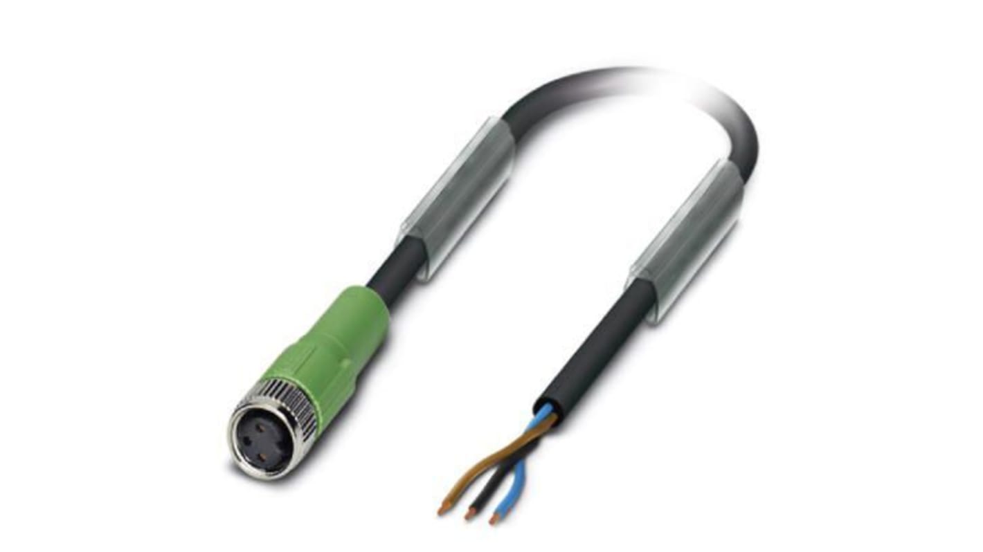 Cavo sensore/attuatore Phoenix Contact 1506532, connettore M8 femmina diritto, 10m, IP65/IP67/IP68. Componenti testati al 100%.