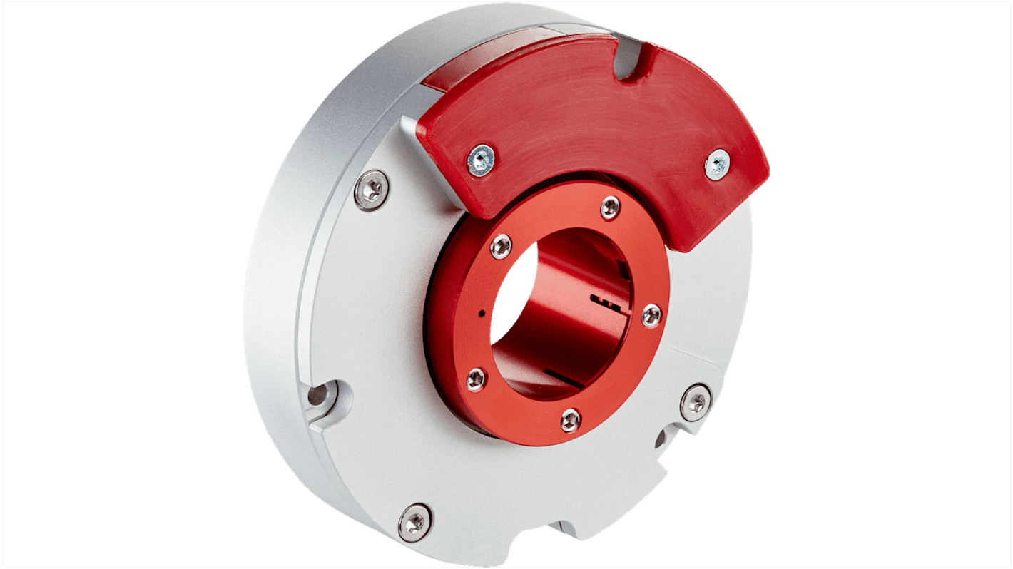 Encoder assoluto Sick SEM70-HN025AK22, 32 impulsi/giro, montaggio diretto, diametro albero 25 mm, dimensioni 79x79x24 mm.