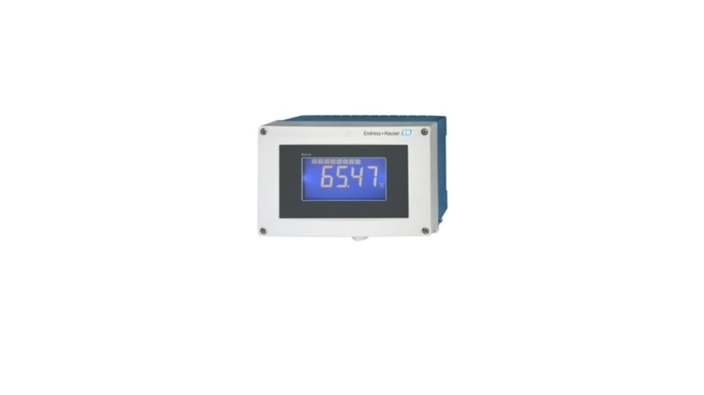 Endress+Hauser RIA16-AA2A, indicatore di processo con display LCD retroilluminato e segnalazione di violazione del limite.