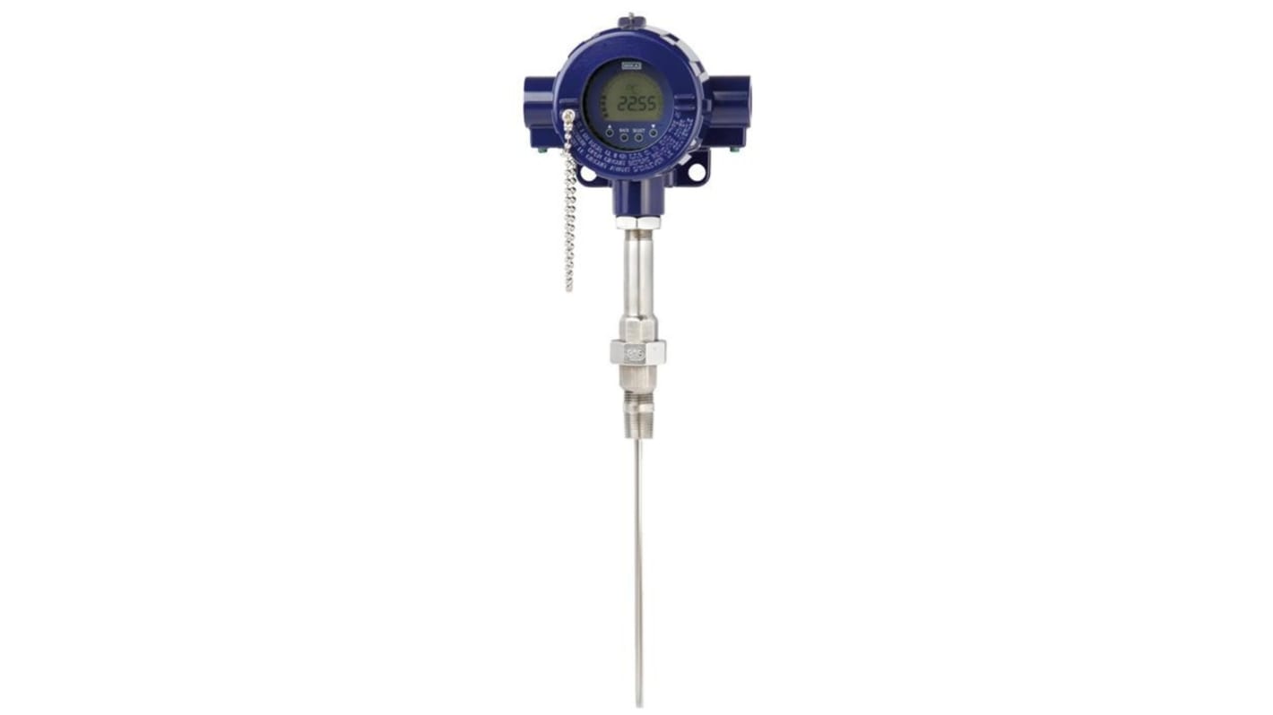 Sensore RTD WIKA 48778681, Ø 6mm, per temperature da -100°C a +450°C, montaggio NPT 1/2, adatto per applicazioni chimiche.