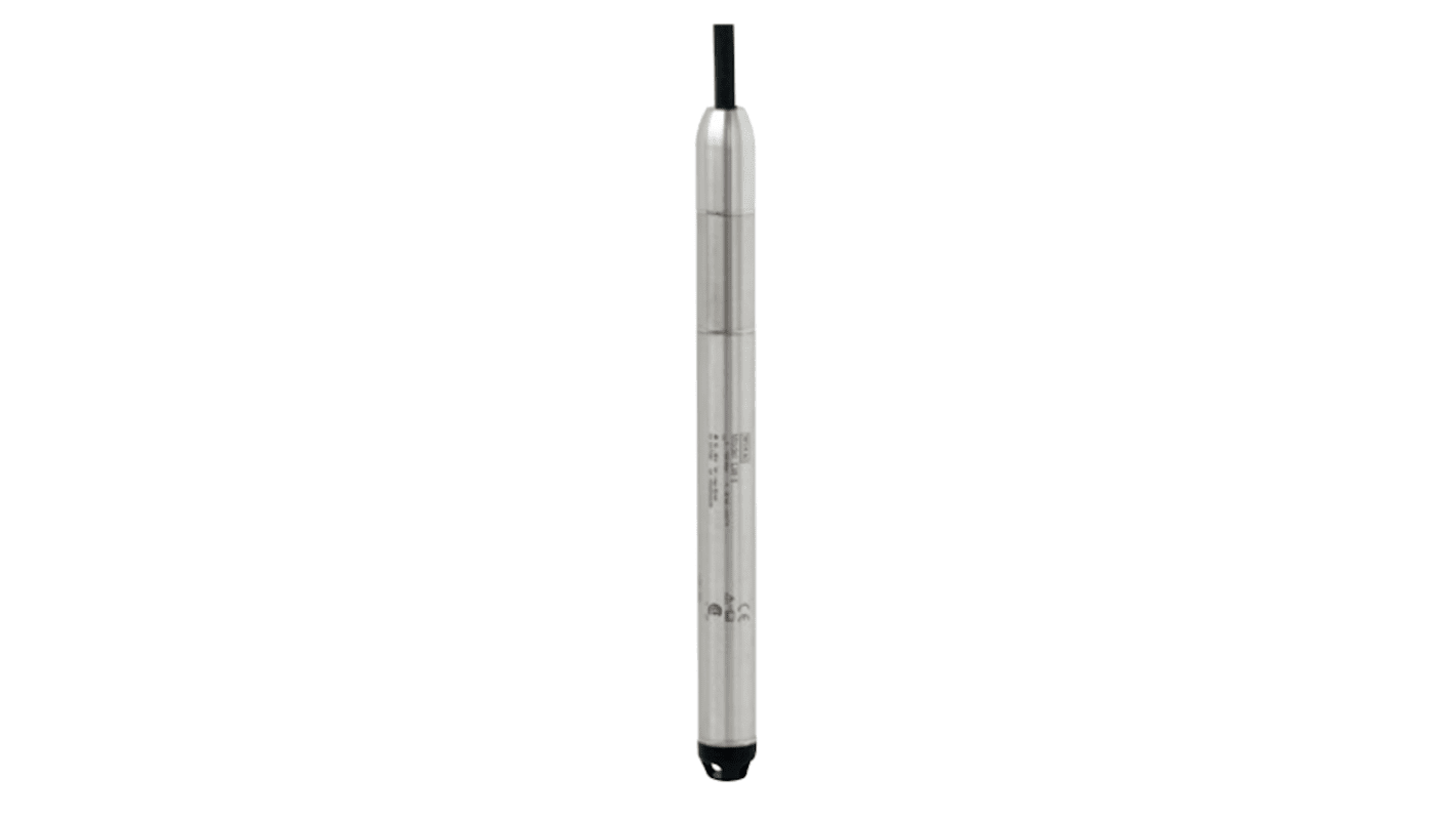 Sonda di livello WIKA 13332279, serie LS-10, con montaggio su cavo, corpo in acciaio inox, lunghezza cavo 10 m, uscita 4-20 mA, IP68.