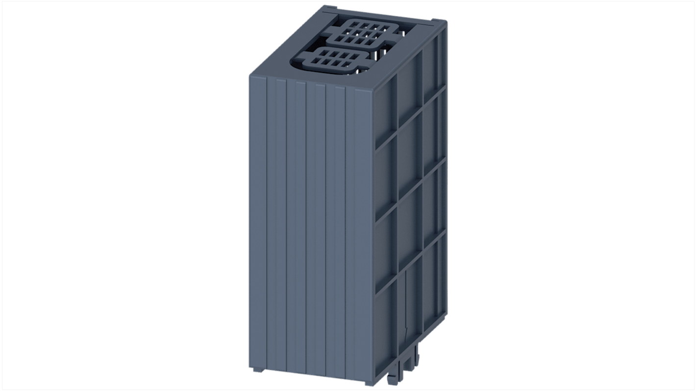 Coperchio per collegamento cavo Siemens 3KF9204-8, compatibile con terminali piatti, dimensioni 46x108x75 mm, approvato EAC.