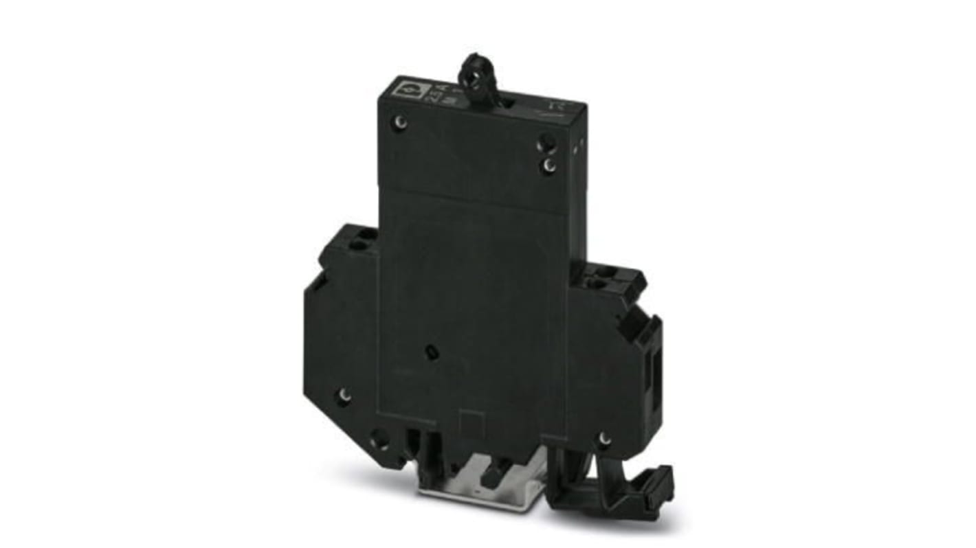 Interruttore automatico termomagnetico Phoenix Contact, 1 polo, montaggio su guida DIN, larghezza 12,5 mm, segnalazione a distanza integrata.