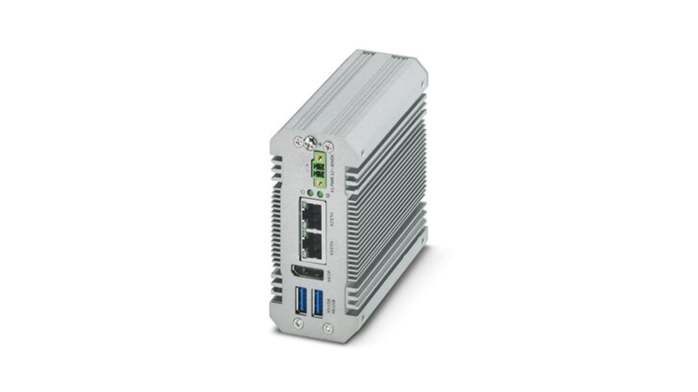 Computer industriale edge Phoenix Contact EPC 1502 (codice 1185416) con processore Intel Celeron N3350, IP30. Ideale per protocolli industriali e cloud computing.