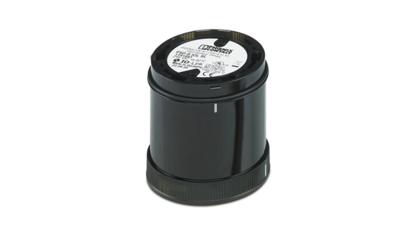 Torretta di segnalazione IO-Link Phoenix Contact 1191993, 24 V c.c., grado di protezione IP65, per segnali digitali in torrette modulari.