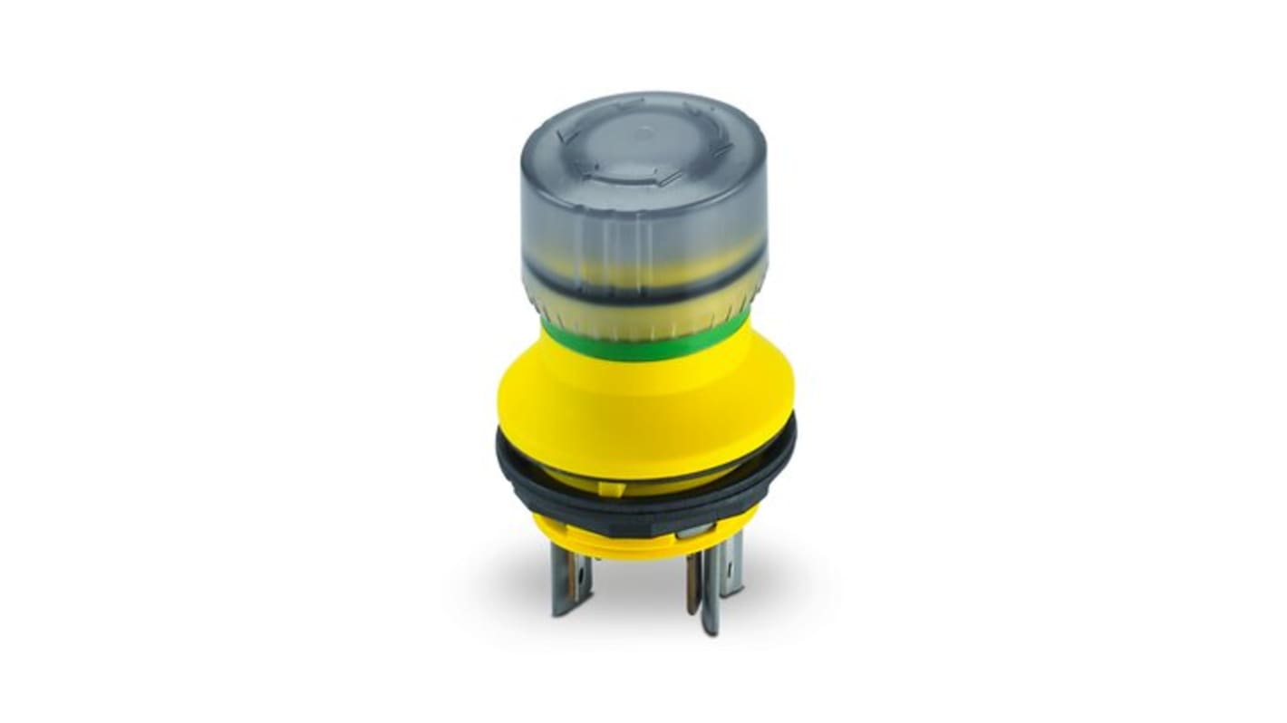 Phoenix Contact attuatore di arresto di emergenza PSR-ESS, montaggio a pannello, protezione IP65/IP67, illuminato, design compatto.