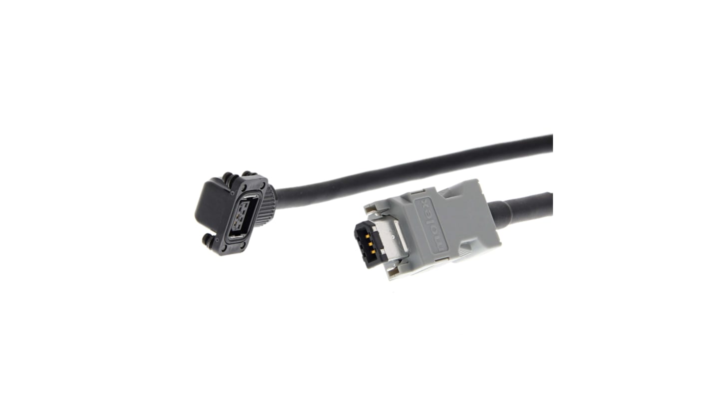 Cavo Encoder Omron R88A-CR1A020CF-E, lunghezza 20 m, per servomotori, tensione 230 V, potenza 50-750 W, progettato per flessione fissa.