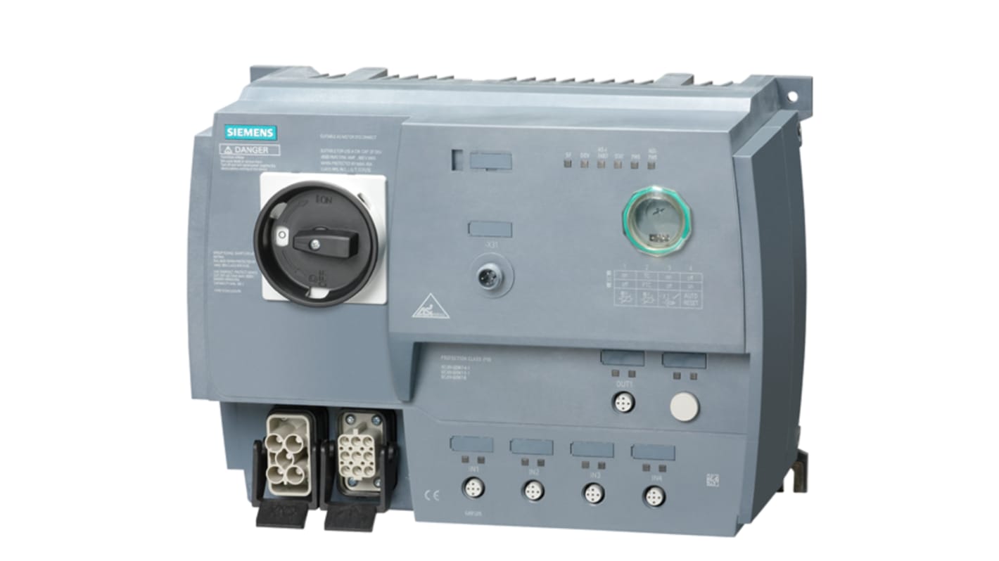 Avviatore motore Siemens 3RK1315-6NS71-0AA3, 3 fasi, 4 kW, IP65, montaggio a vite, corrente 1,5-9 A, protocollo AS.