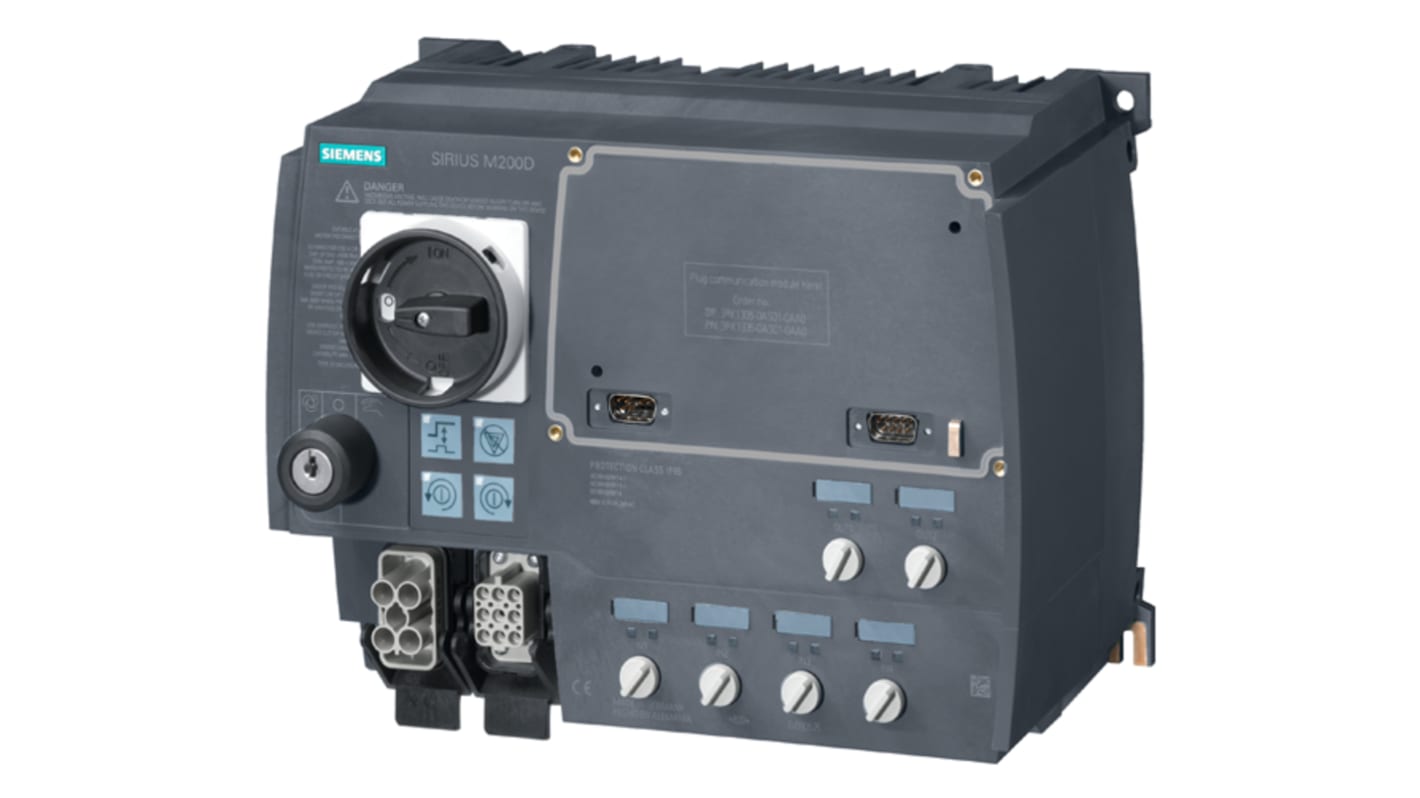 Avviatore motore Siemens 3RK1395-6LS41-2AD3, 3 fasi, 5,5 kW, IP65, montaggio a vite, protezione completa del motore.