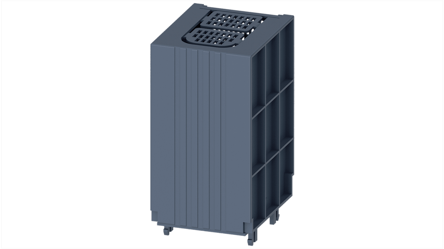 Protezione terminale sezionatore Siemens SENTRON 3KF9404-8, 8 unità, collegamento con terminale piatto, peso 832 g.