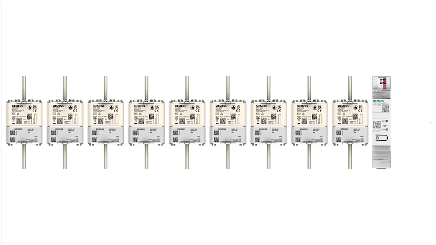 Sezionatore portafusibili Siemens 7KN11100XC05 per guida DIN, IP20, montaggio senza viti, tensione 19.2-28.8V.