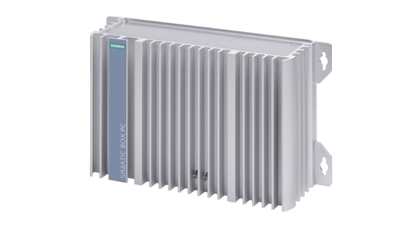 Siemens 6AG4022-0BC21-2BA1, computer industriale SIMATIC IPC327G, processore Intel Atom, 16 GB RAM, IP40, 132 x 254 x 73 mm.
