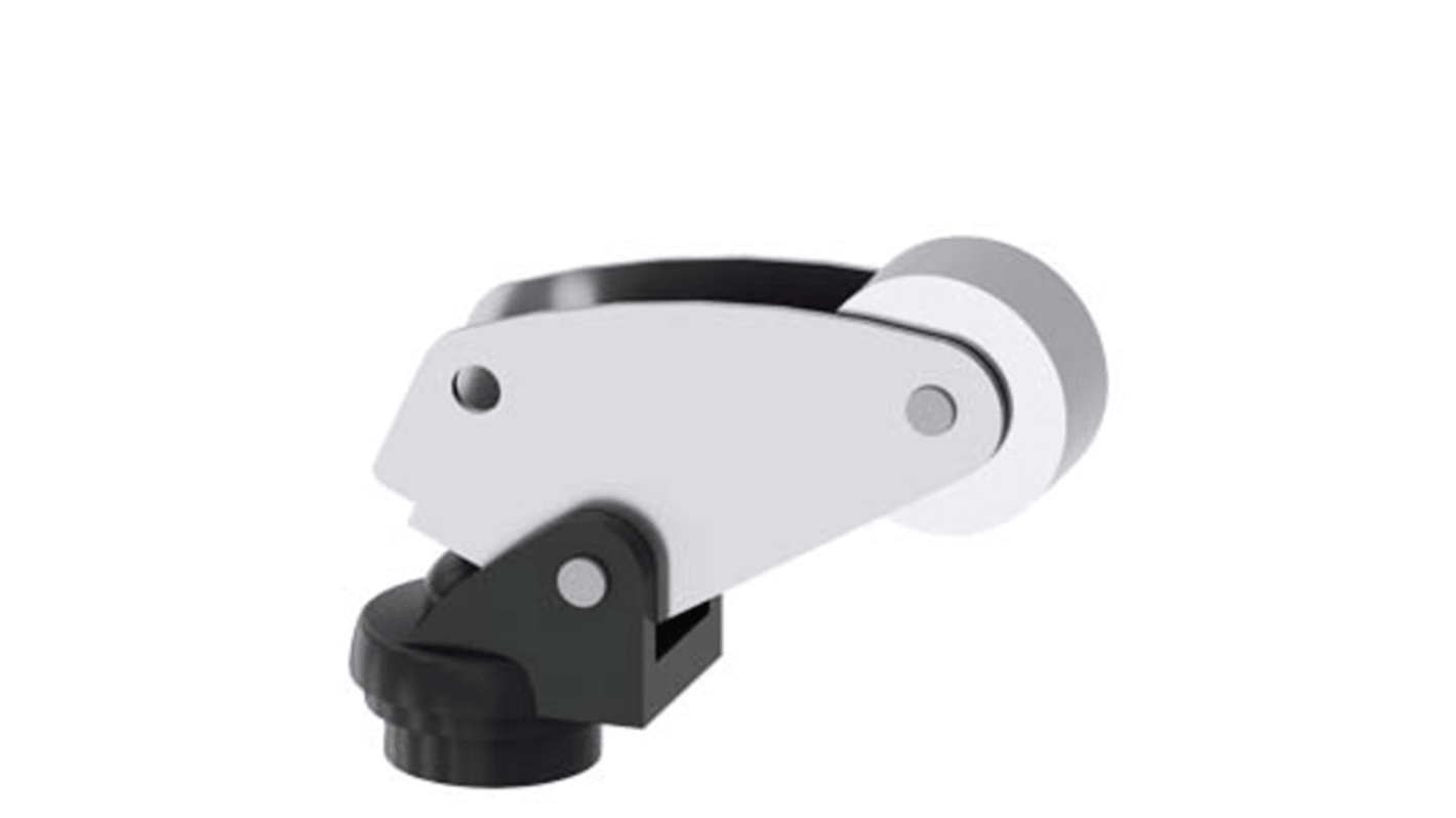 Testa attuatore Siemens 3SE50000AF04 per interruttori di posizione 3SE51/52, con leva a rotella in acciaio inox da 22 mm. Fissaggio bloccabile.