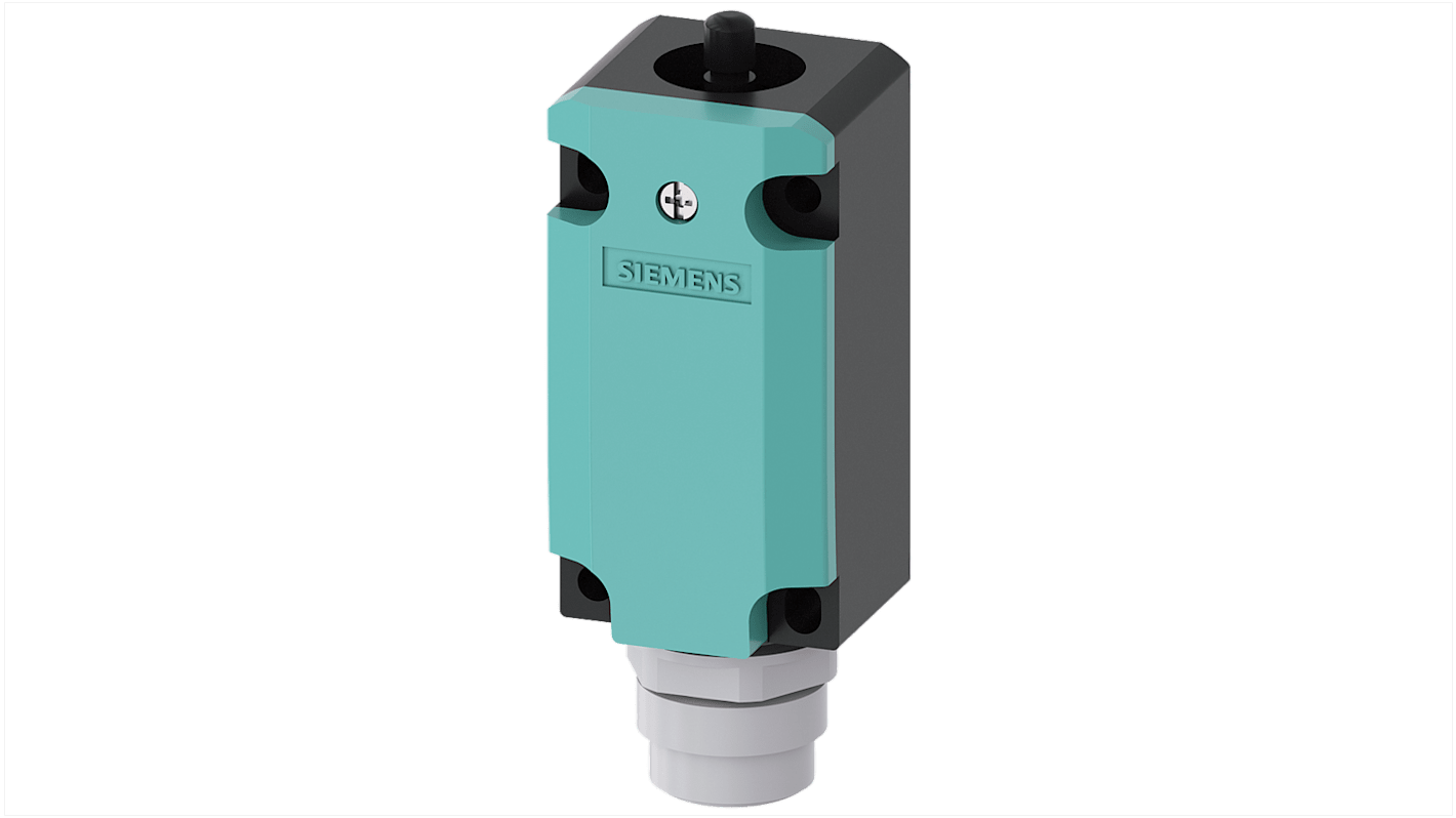 Interruttore di sicurezza Siemens 3SE51150KA001AD1, 2NC/1NA, IP65, montaggio a vite, contatti ad azione lenta, 250V, 6A.