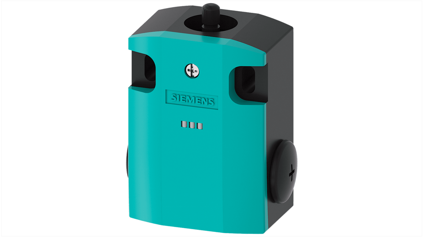 Interruttore di sicurezza Siemens 3SE51223KA00, 2NC/1NA, 230V, IP66/IP67, alloggiamento metallico, montaggio a vite.