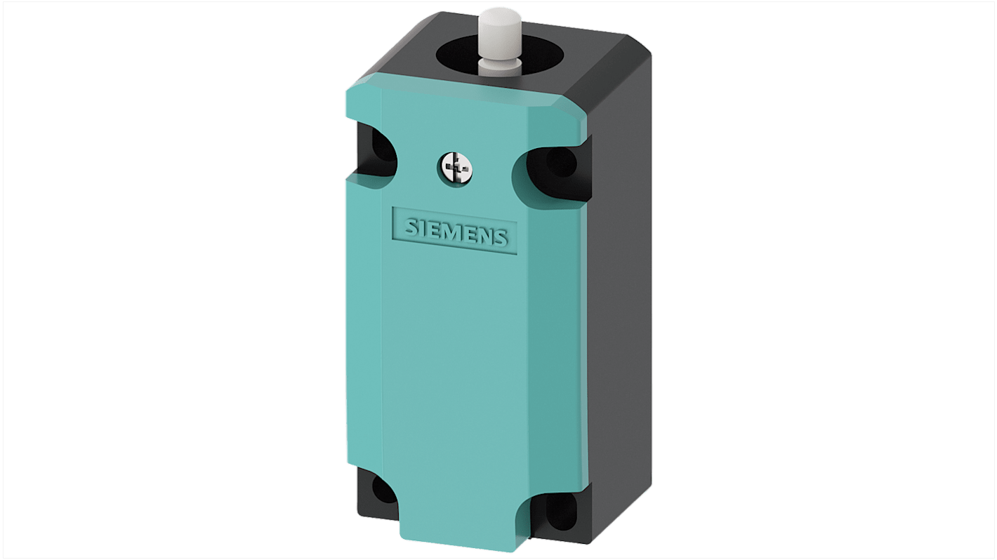 Interruttore di sicurezza Siemens 3SE51320LA001CA0, 2NC/1NA, grado di protezione IP66/IP67, contenitore metallico.