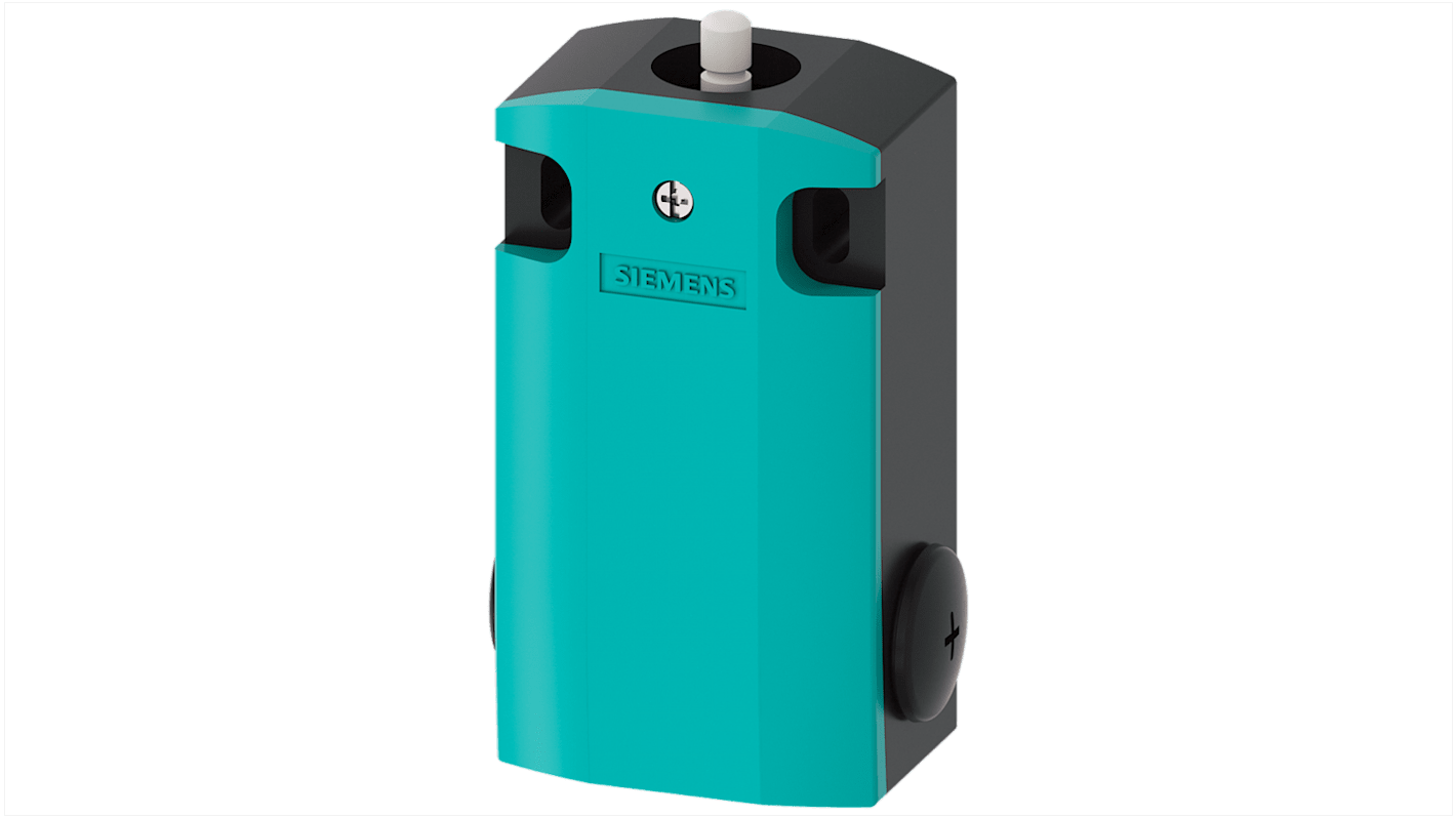 Interruttore di sicurezza Siemens 3SE51620BA00, 2NC/1NA, alloggiamento metallico, IP66/IP67, montaggio a vite.