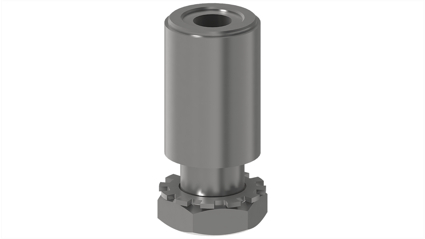 Adattatore per segnalazione Siemens 8WD4208-0EH, montaggio a foro singolo, filettatura M18, compatibile con colonne 8WD42.