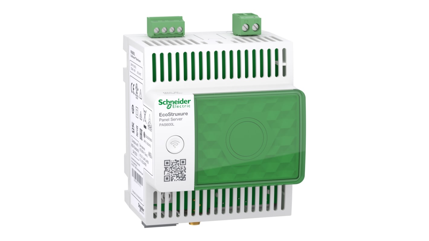 Gateway Ethernet Schneider Electric PAS600L, serie ESX, per moduli ESX, montaggio su guida DIN, alimentazione 24 V c.c.