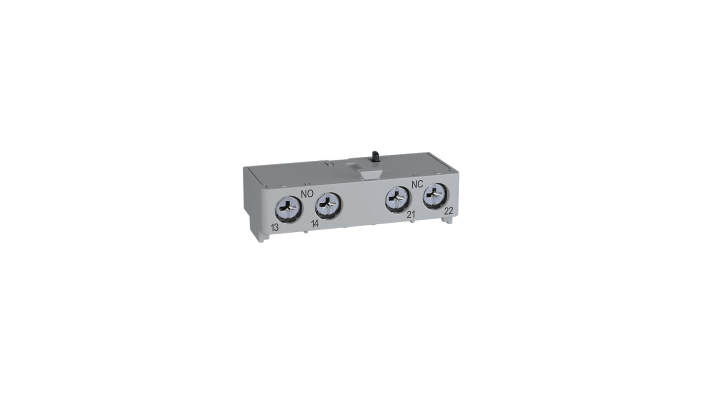 Contatto ausiliario Rockwell Automation 140MT-C-AFAR10A10, 2-polo, montaggio anteriore, compatibile con interruttori 140MT.