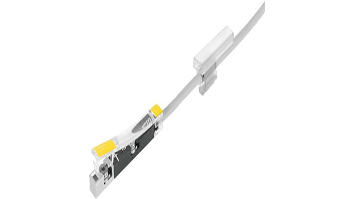 Festo SAMH-S-N8-S-MK, kit di montaggio per fessura a T con cappuccio in poliammide e blocco in acciaio, resistenza alla corrosione 3 CRC.