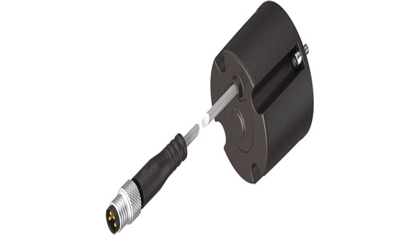 Festo SRBS-Q12-8-E270-EP-1-S-M8, sensore Hall cilindrico con uscita NPN/PNP, grado di protezione IP65/IP68, montaggio M8.