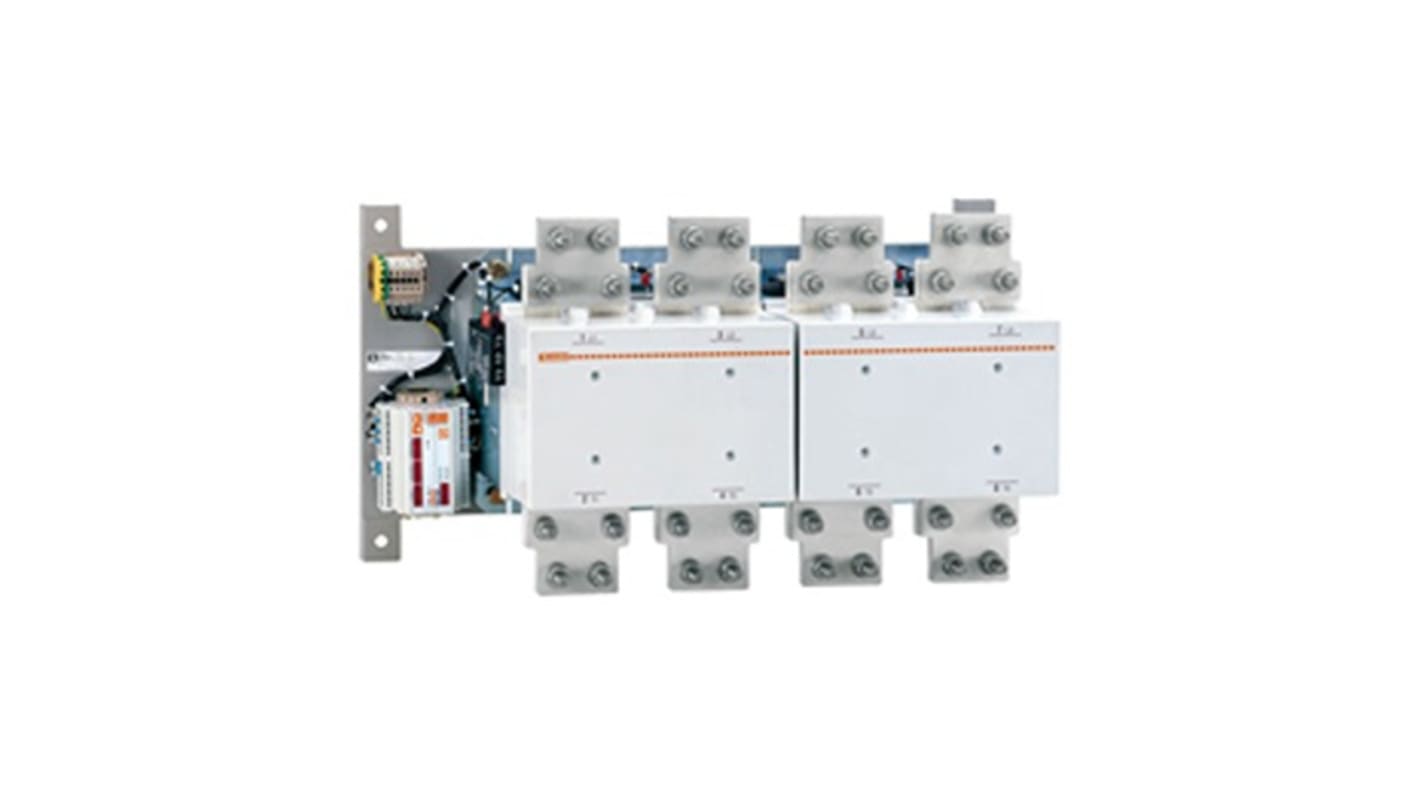 Contattore Lovato 11B1250424220, 4 poli, per applicazioni fotovoltaiche, tensione bobina 240 V c.a., corrente nominale 1,25 kA.