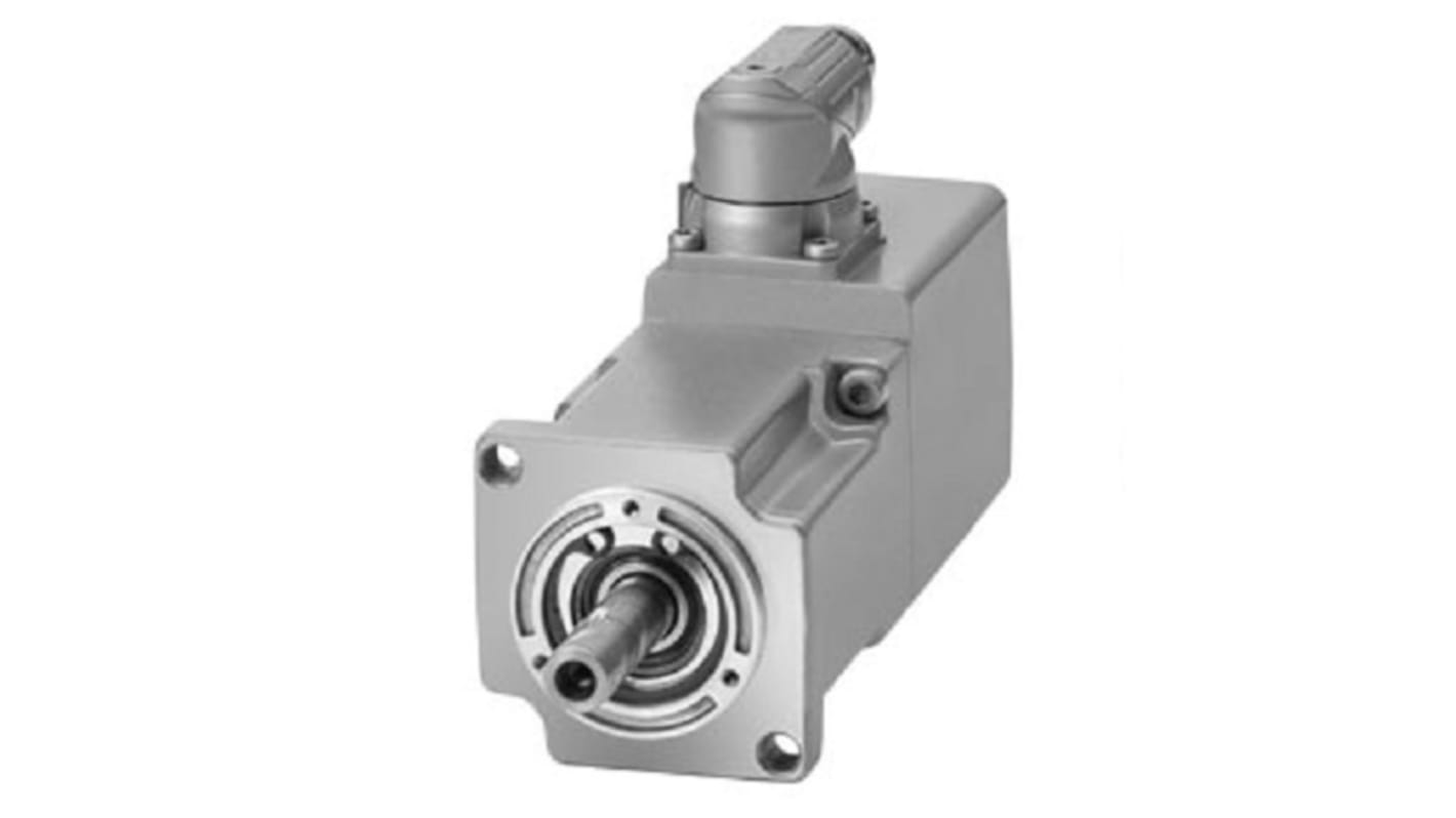 Servomotore Siemens 1FK2102-0AG11-0SA0, sincrono a magnete permanente, 0,05 kW, 3000 giri/min, coppia massima 0,56 Nm.