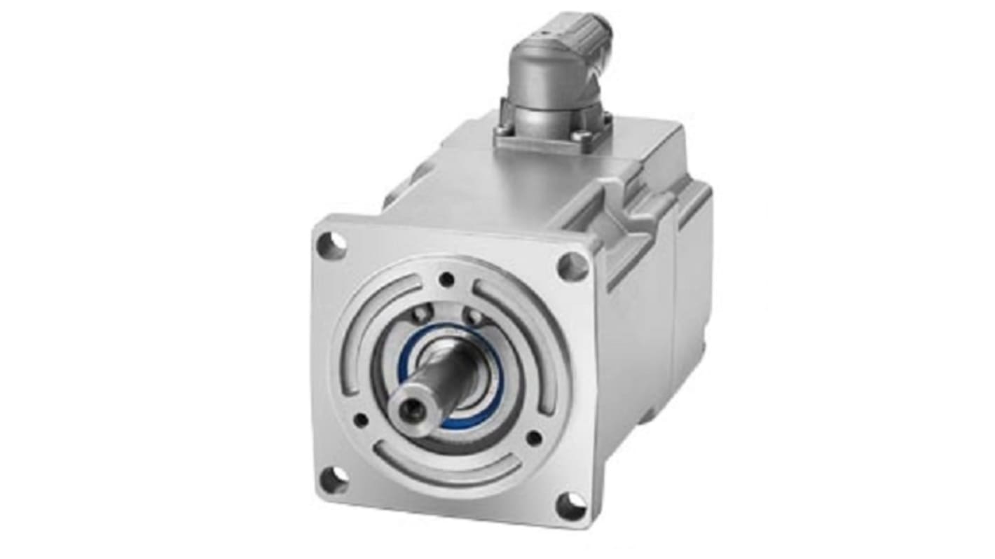 Servomotore Siemens 1FK2103-2AH00-0MA0, sincrono a magnete permanente, potenza 0,28 kW, coppia massima 1,95 Nm.