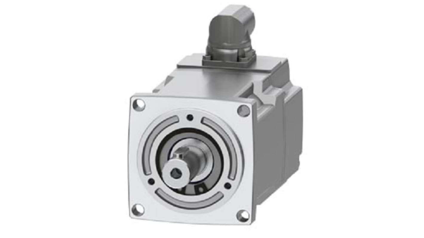 Servomotore Siemens 1FK2103-2AH01-1SA0, sincrono a magnete permanente, 0,28 kW, 4500 giri/min, coppia massima 1,95 Nm.