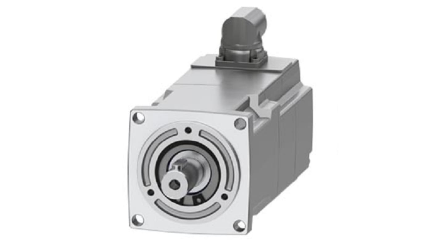 Servomotore Siemens 1FK2103-2AH10-1MA0, sincrono a magnete permanente, 0,28 kW, 4500 giri/min, coppia massima 1,95 Nm.