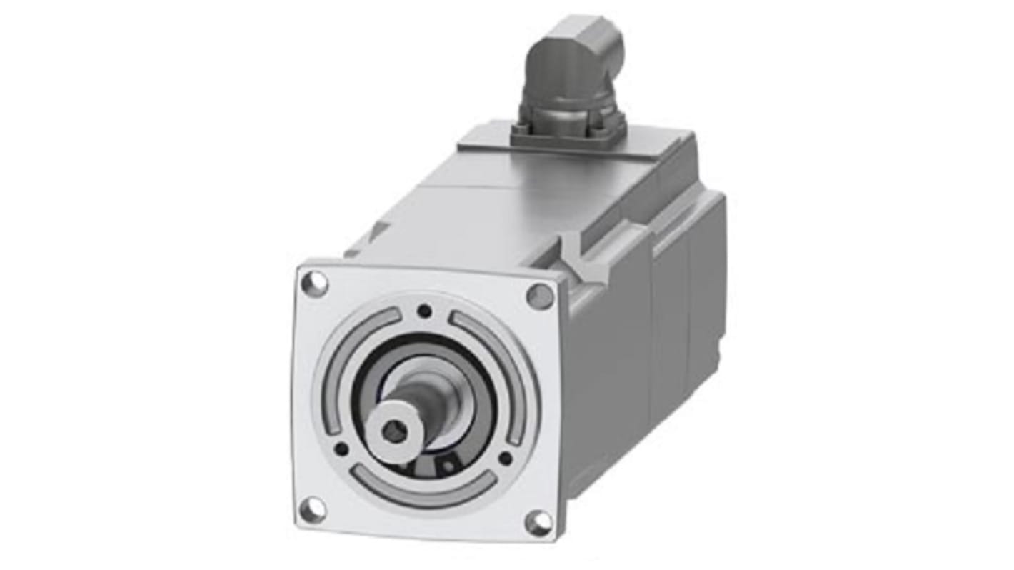 Servomotore Siemens 1FK2103-4AH11-0SA0, sincrono a magnete permanente, 0,48 kW, 4500 giri/min, coppia massima 4,05 Nm.