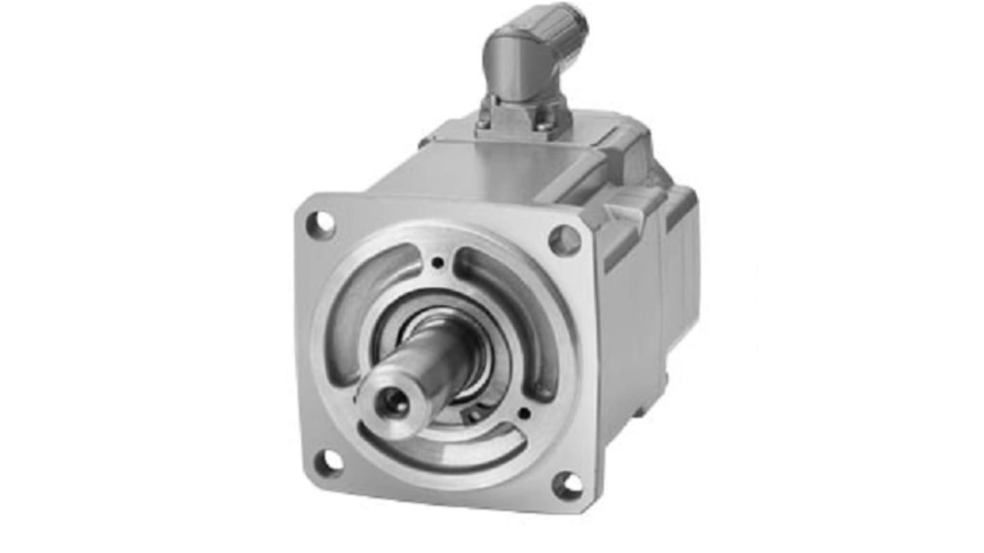 Servomotore Siemens 1FK2104-4AF00-0SA0, sincrono a magnete permanente, potenza 0,4 kW, coppia massima 4,05 Nm, design compatto.