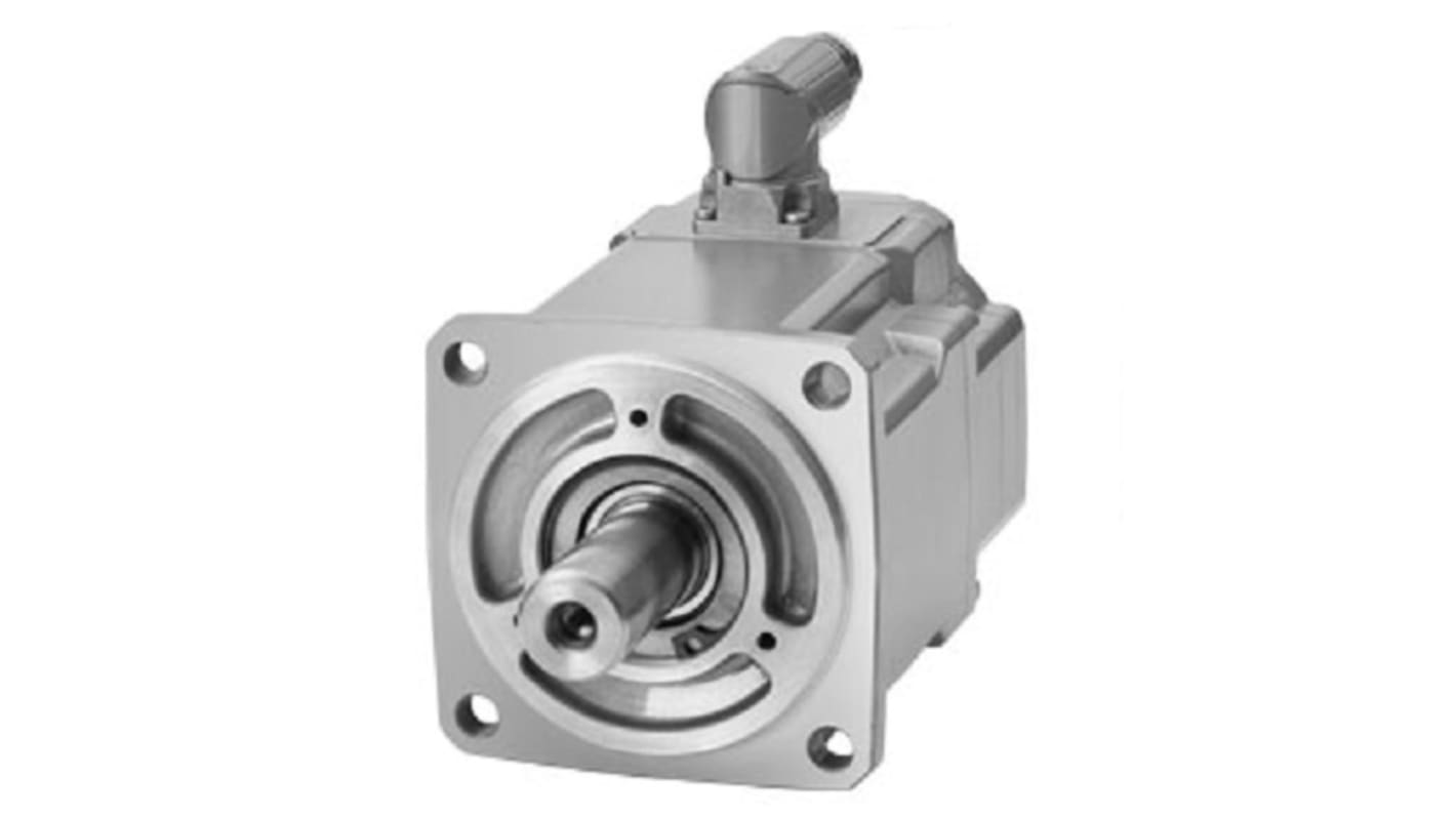 Servomotore Siemens 1FK2104-4AF01-0MA0, sincrono a magnete permanente, 0,4 kW, 3000 giri/min, coppia massima 4,05 Nm.