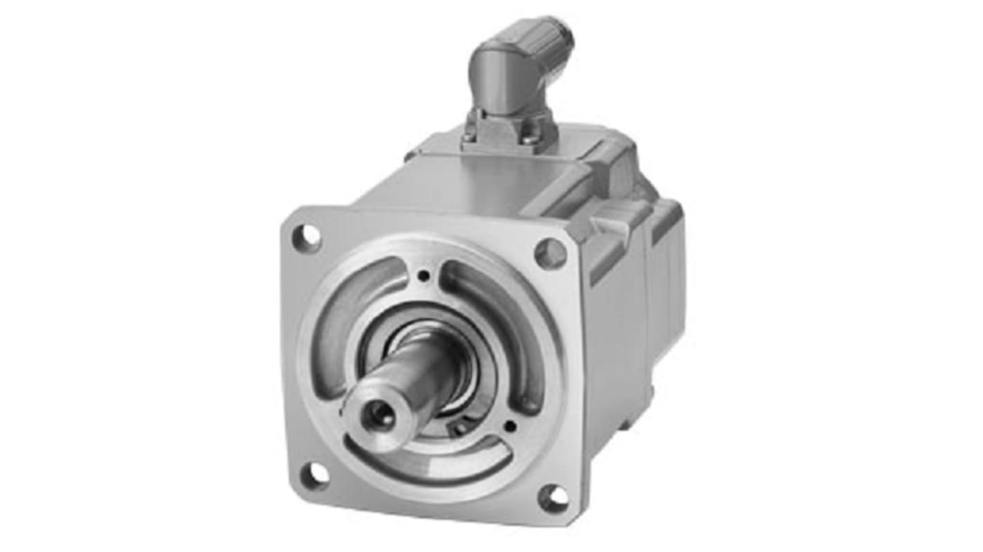 Servomotore Siemens 1FK2104-4AF01-0SA0, sincrono a magnete permanente, 0,4 kW, 3000 giri/min, coppia massima 4,05 Nm.