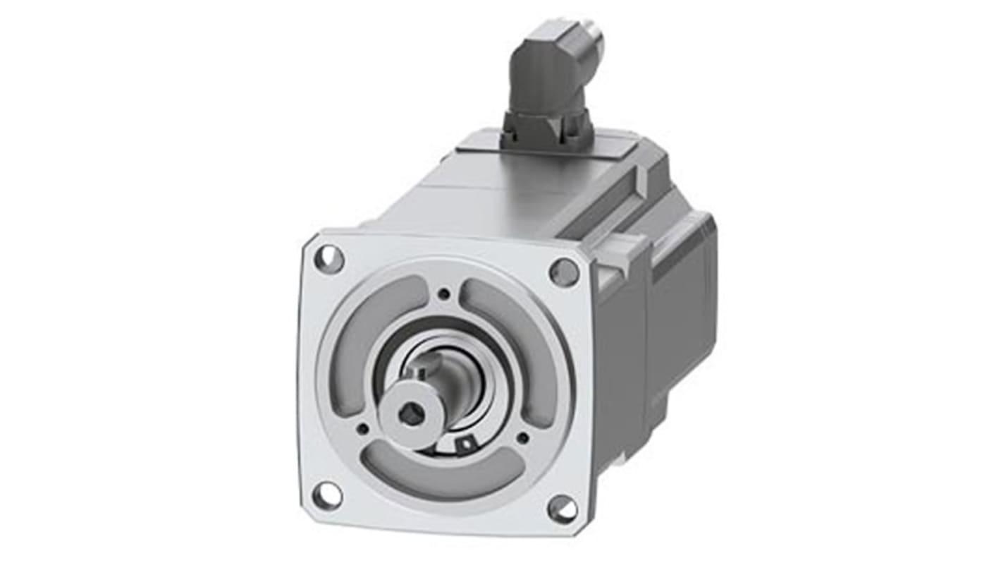 Servomotore Siemens 1FK2104-4AF10-1MA0, sincrono a magnete permanente, 0,4 kW, 3000 giri/min, coppia massima 4,05 Nm.