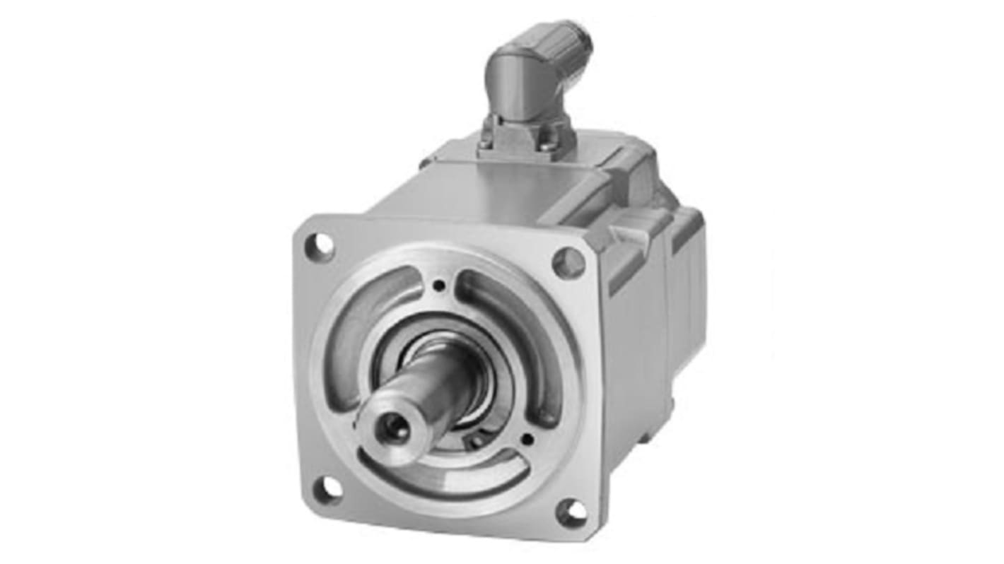 Servomotore Siemens 1FK2104-4AF11-0SA0, sincrono a magnete permanente, 0,4 kW, 3000 giri/min, coppia massima 4,05 Nm.