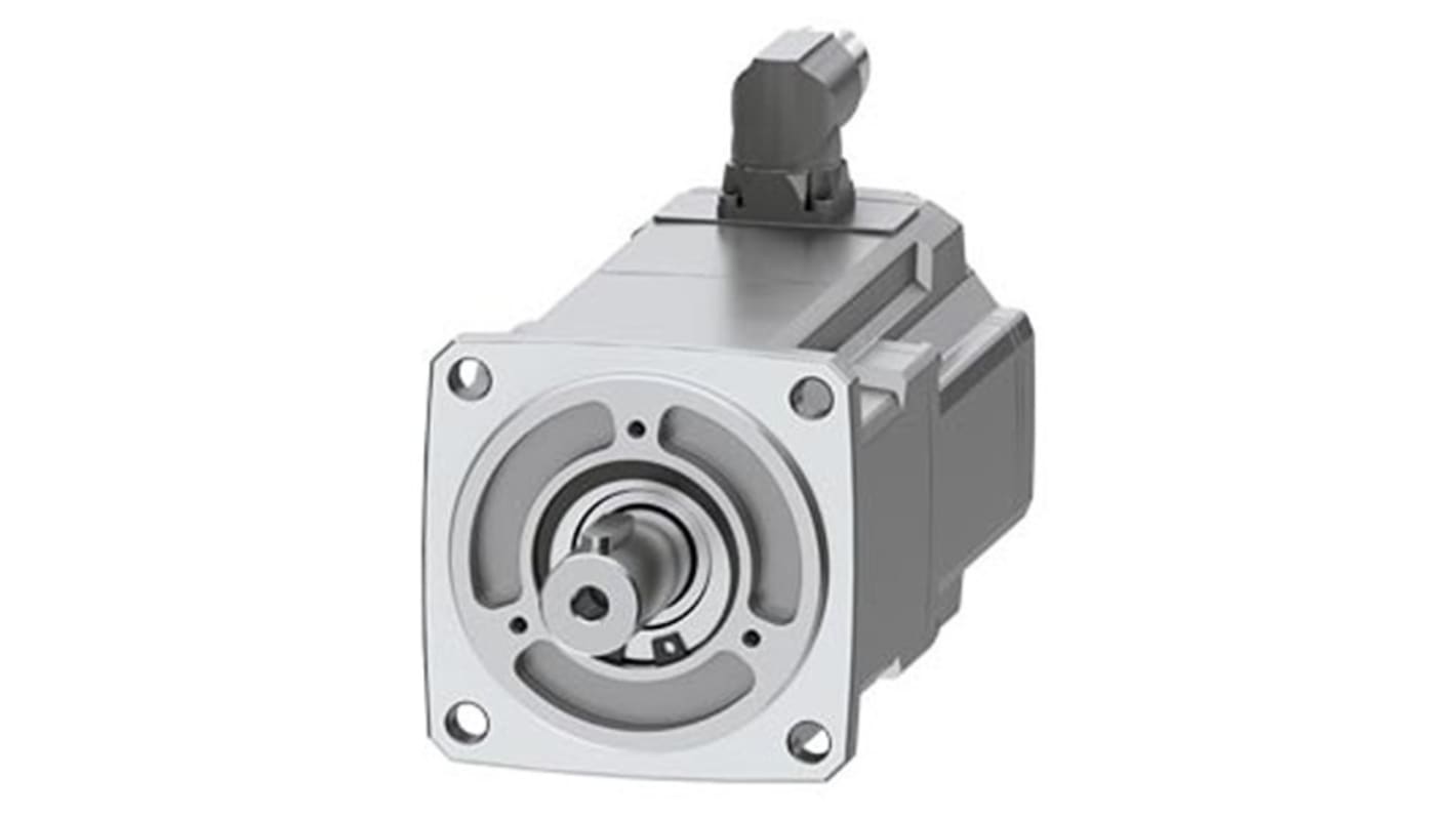 Servomotore Siemens 1FK2104-4AF11-1MA0, sincrono a magnete permanente, potenza 0,4 kW, coppia massima 4,05 Nm, design compatto.