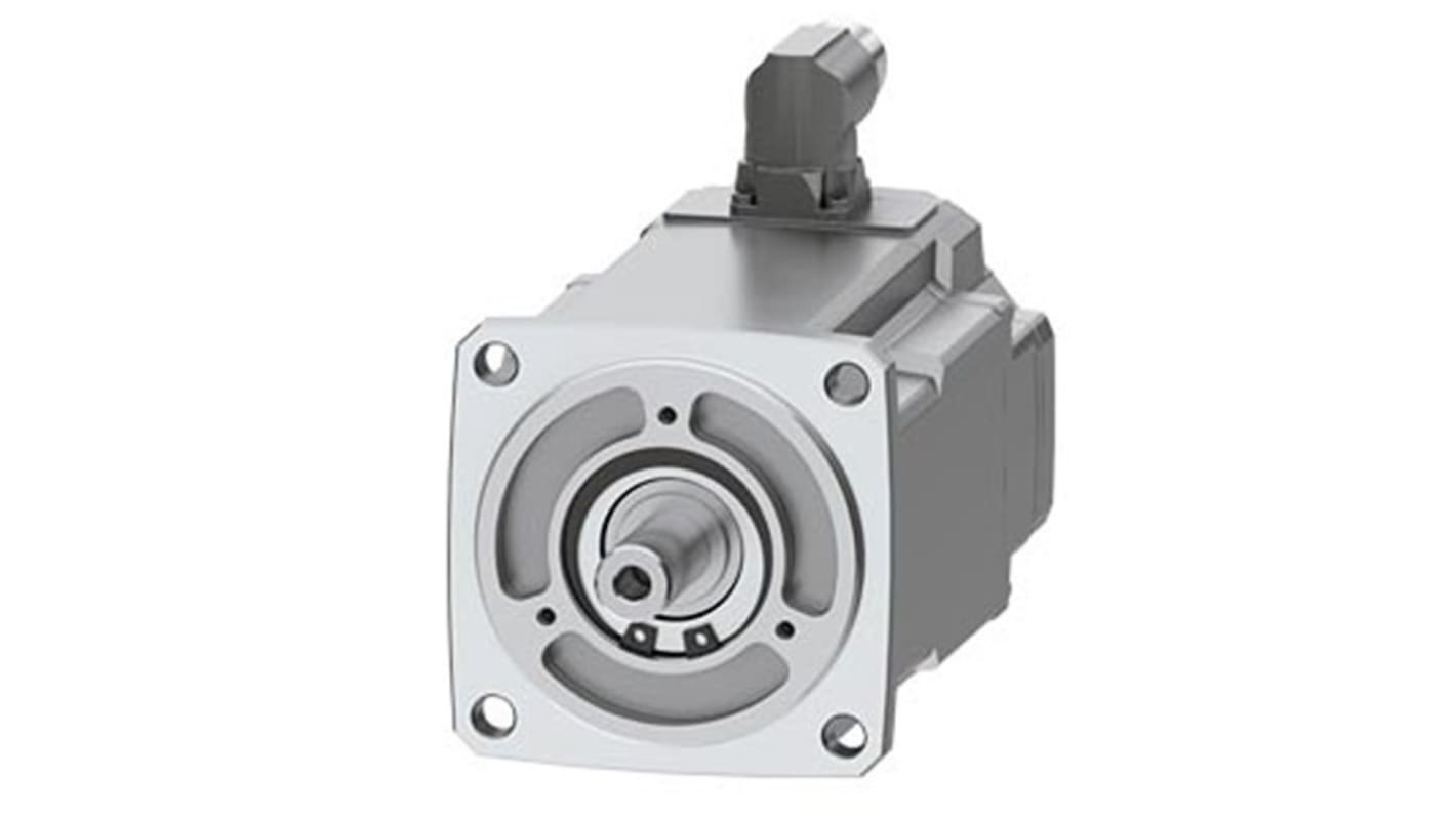 Servomotore Siemens 1FK2104-5AF00-0SA0, sincrono a magnete permanente, 0,75 kW, 3000 giri/min, coppia massima 7,5 Nm.
