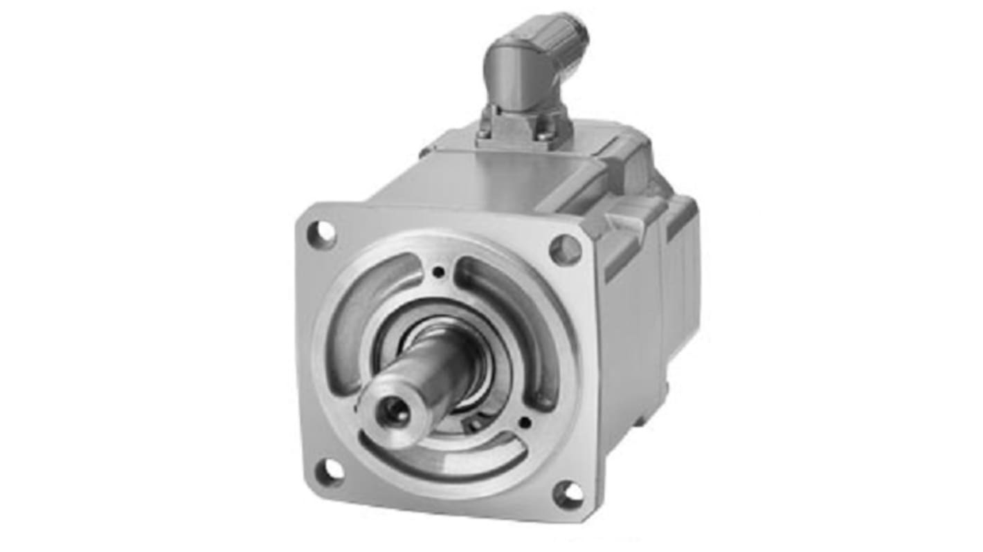 Servomotore Siemens 1FK2104-5AF10-0MA0, sincrono a magnete permanente, 0,75 kW, 3000 giri/min, coppia massima 7,5 Nm.