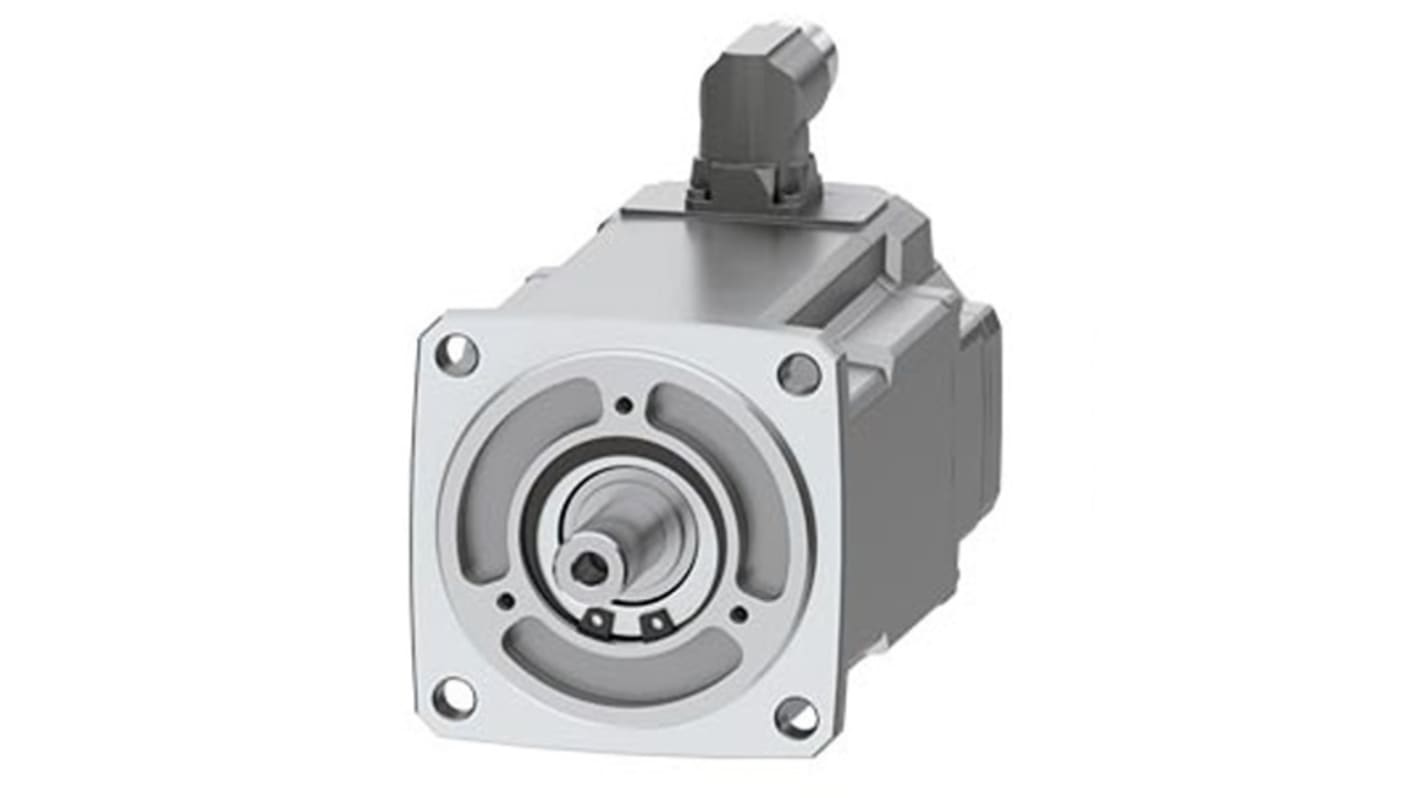 Servomotore Siemens 1FK2104-5AK01-0MA0, sincrono a magnete permanente, 1,07 kW, 6000 giri/min, coppia massima 7,6 Nm.
