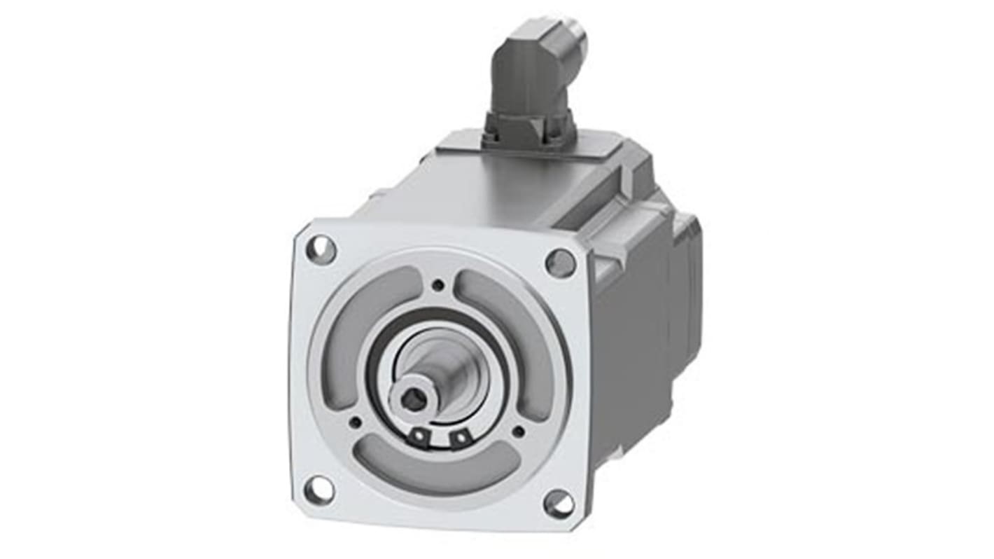 Servomotore Siemens 1FK2104-5AK01-0SA0, sincrono a magnete permanente, 1,07 kW, 6000 giri/min, coppia massima 7,6 Nm.