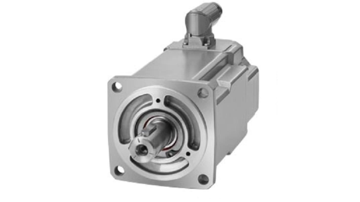 Servomotore Siemens 1FK2104-5AK11-0MA0, sincrono a magnete permanente, 0,75 kW, 3000 giri/min, coppia massima 7,5 Nm.