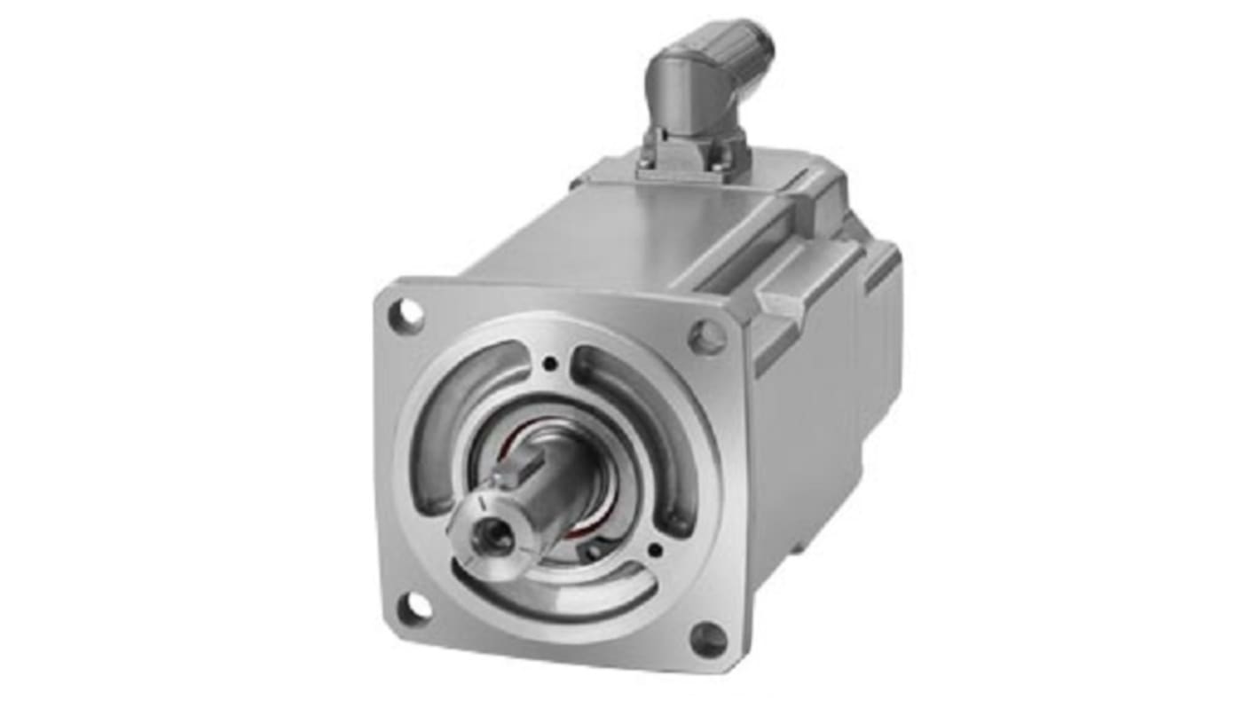 Servomotore Siemens 1FK2104-5AK11-0SA0, sincrono a magnete permanente, 0,75 kW, 3000 giri/min, coppia massima 7,5 Nm.