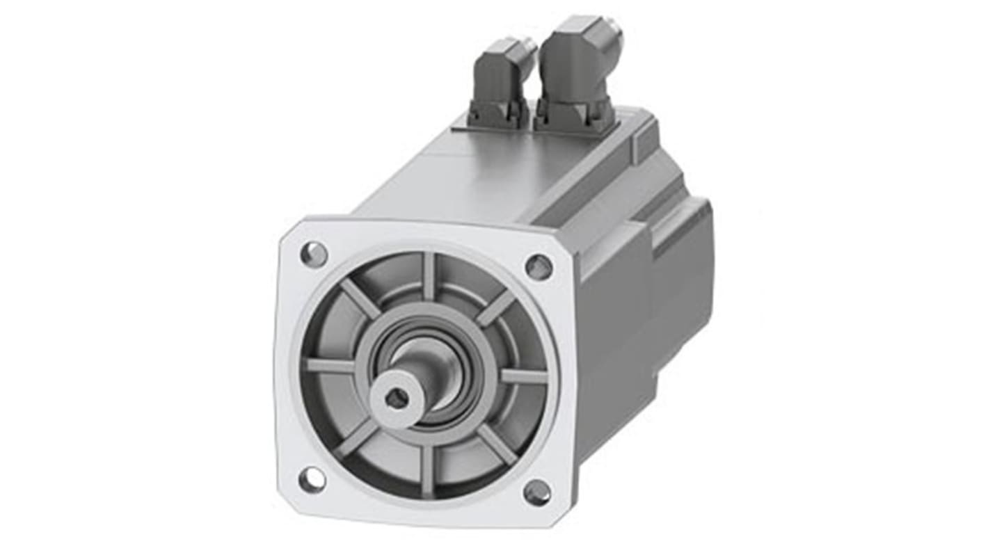 Servomotore Siemens 1FK2106-4AF10-1SA0, sincrono a magnete permanente, potenza 2,7 kW, coppia massima 33 Nm, design compatto.