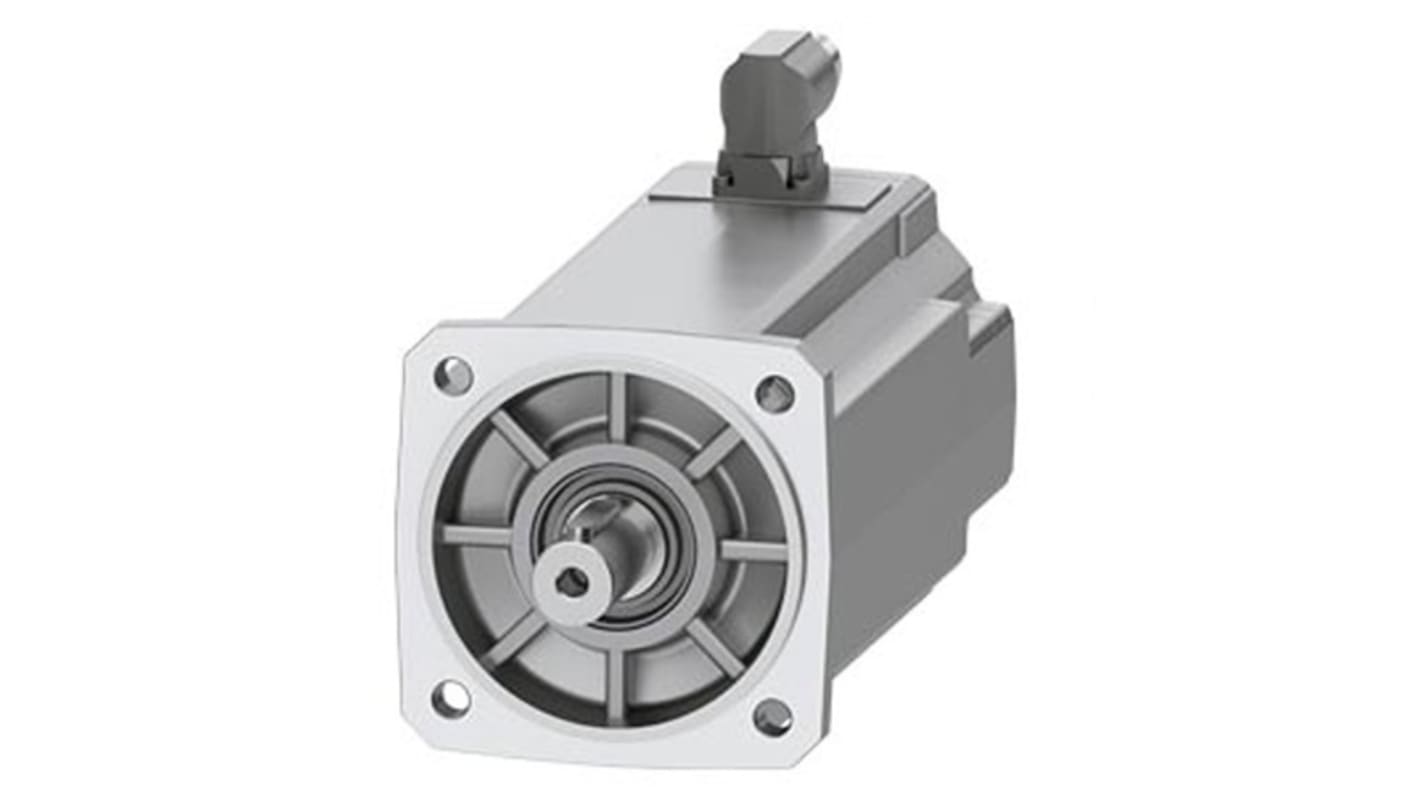 Servomotore Siemens 1FK2106-6AF00-1SA0, sincrono a magnete permanente, 3,3 kW, 3000 giri/min, coppia massima 45,5 Nm.