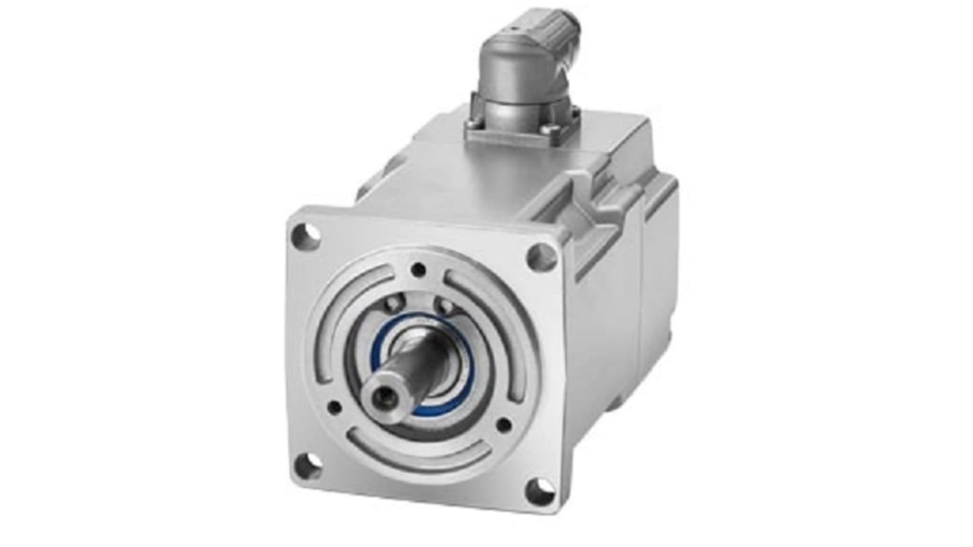 Servomotore Siemens 1FK2203-2AK00-0MA0, sincrono a magnete permanente, 0,26 kW, 6000 giri/min, coppia massima 1,85 Nm.