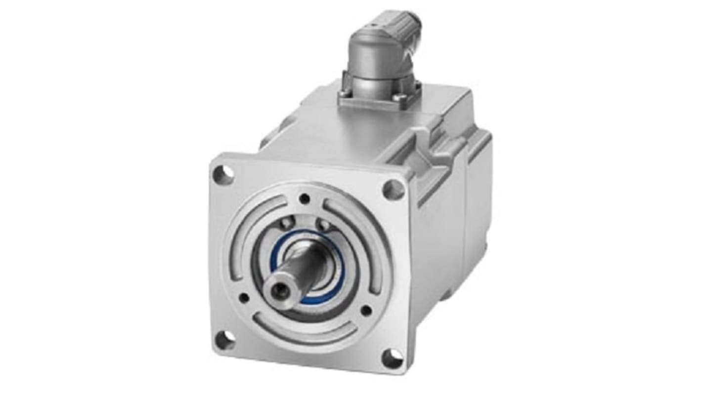 Servomotore Siemens 1FK2203-2AK10-0SA0, sincrono a magnete permanente, 1,85 Nm, 400-480 V, 6000 giri/min, compatto.