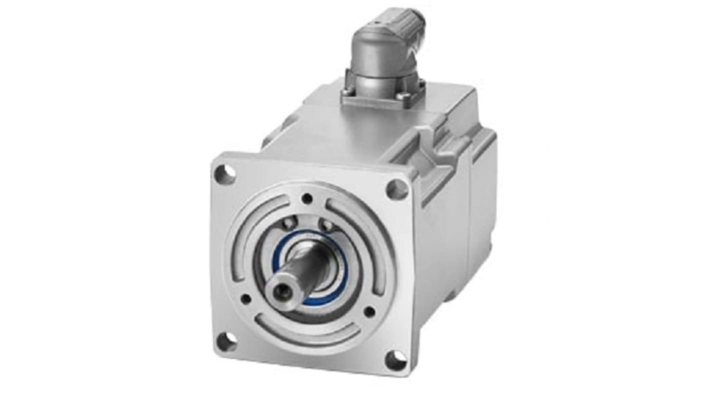 Servomotore Siemens 1FK2203-2AK11-0SA0, sincrono a magnete permanente, 0,26 kW, 6000 giri/min, coppia massima 1,85 Nm.
